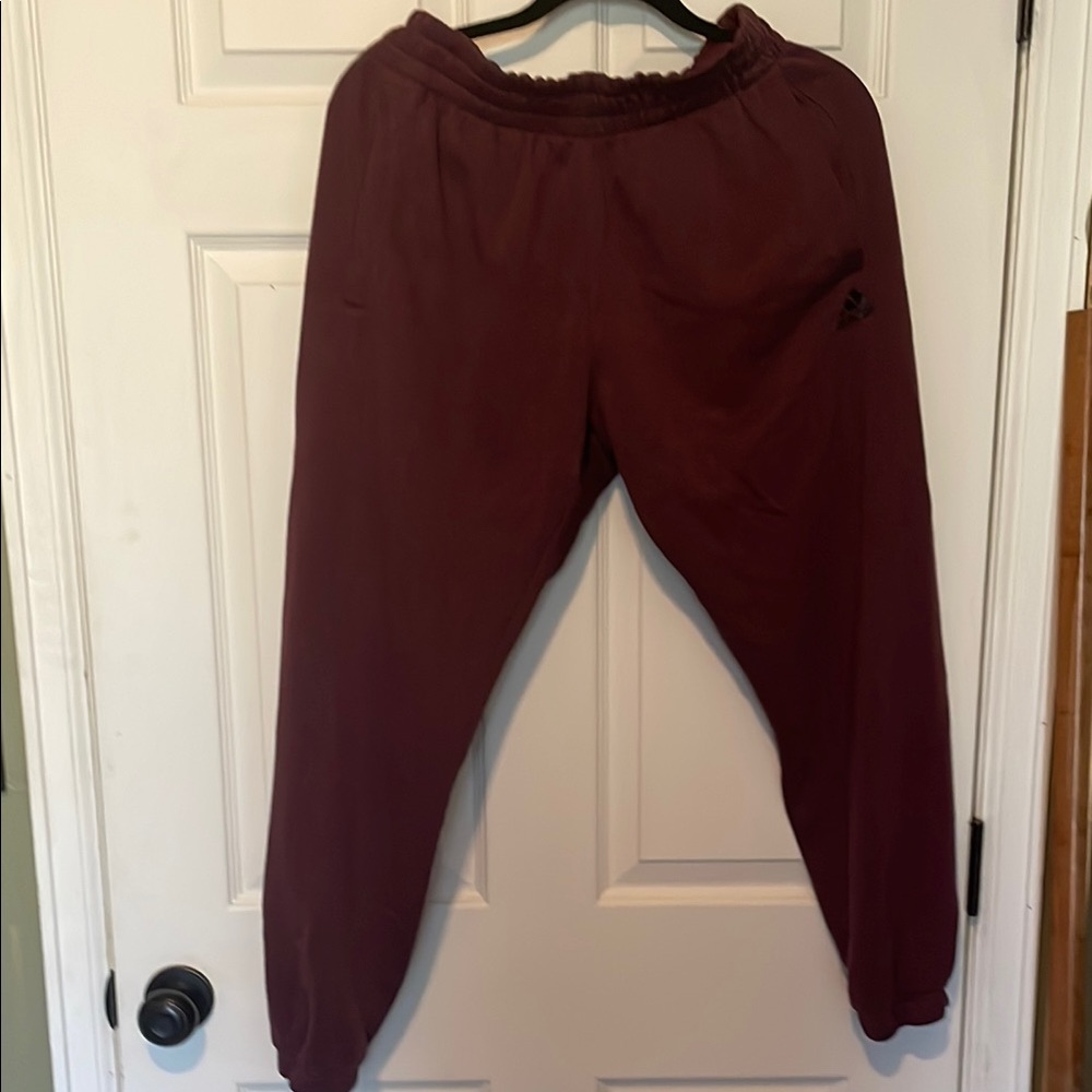 Adidas Burgundy Jogger Pants